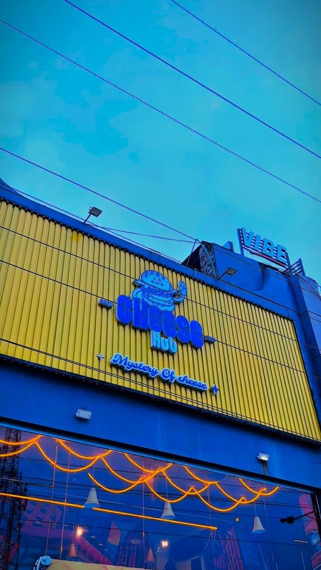 Cheese Hub storefront on Main GT Road, Nowshera